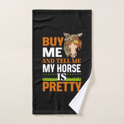 Equestrian Gift | Buy Me And Tell Me (Serviette à main)
