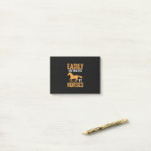 Equestrian Gift | Easily Distracted By Equestrian Post-it® Notes (Op bureau)