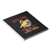 Equestrian Gift Live Like Someone Left Notitieblok (Schuin)