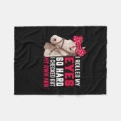 Equestrian Gift | Mijn ogen zo hard rollen Fleece Deken (Voorkant (Horizontaal))