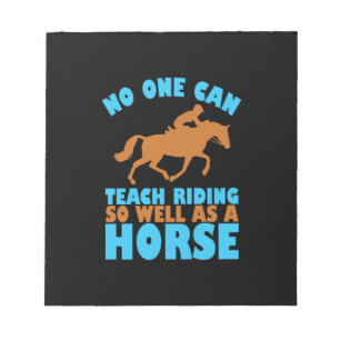 Equestrian Gift Niemand kan kiezen Notitieblok
