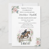 Equestrian Graduation Kaart (Voorkant)