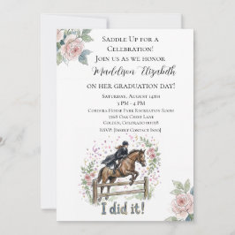 Equestrian Graduation Kaart