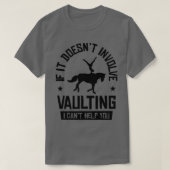 Equestrian Horse Vaulting Horseback Riding Acrobat T-shirt (Design voorkant)