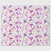 Equestrian Horseback Riding ThMED Patterned Cadeaupapier (Vlak)