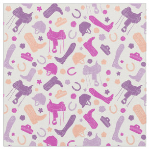 Equestrian Horseback Riding ThMED Patterned Stof