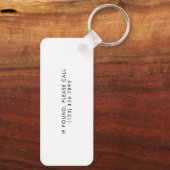 Equestrian Horses 2 Photo Collage Custom Text Sleutelhanger (Achterkant)