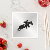 Equestrian Jumper Horse Servetten (Insitu)