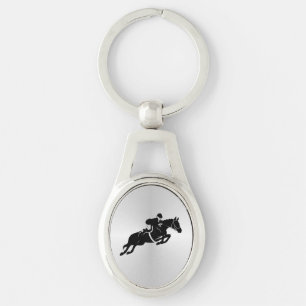 Equestrian Jumper Horse Sleutelhanger