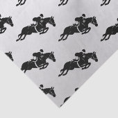 Equestrian Jumper Tissuepapier (Detail)