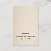 Equestrian Kaleidoscope Visitekaartje (Achterkant)