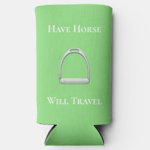 Equestrian Lime Green "have Horse Will Travel"