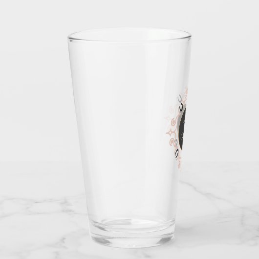 Equestrian Monogram Lucky Hoefijzer Glas (Rechts)