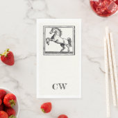 Equestrian Monogram  Paardenbad Servet (Insitu)