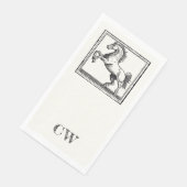 Equestrian Monogram  Paardenbad Servet (Hoek)