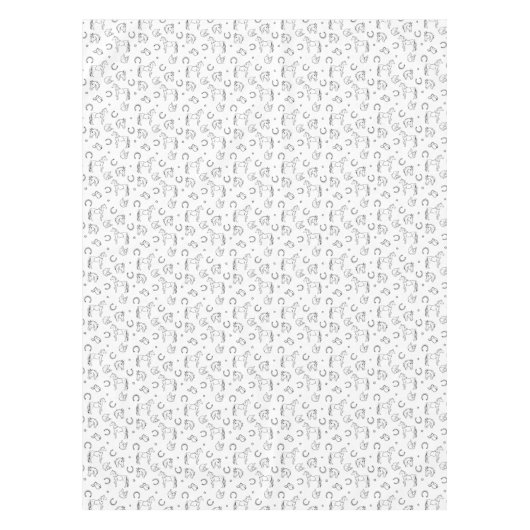 Equestrian Pattern Tafelkleed (Voorkant)
