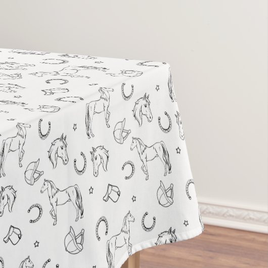 Equestrian Pattern Tafelkleed (Voorbeeld)
