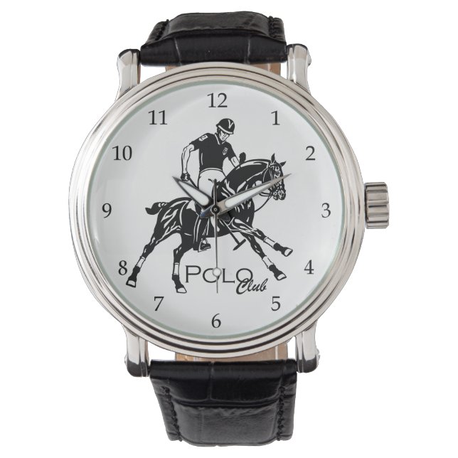 equestrian polo club horloge (Voorkant)