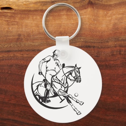 equestrian polo club sleutelhanger (Voorkant)