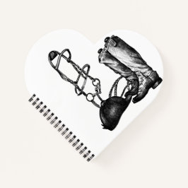 Equestrian Spiral Notebook Unlined Sketchbook  Notitieboek