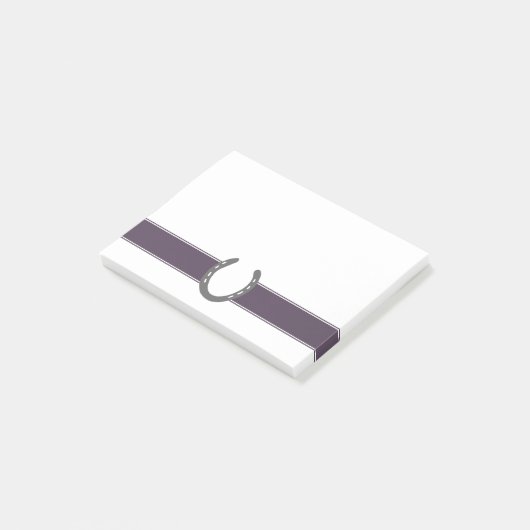 Equestrian Th-Hoefijzers Pattern Post-it® Notes (Schuin)