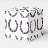 Equestrian Thorming Hoefijzers Pattern Bedankdoosjes (Voorkant Zijde)