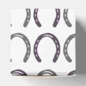 Equestrian Thorming Hoefijzers Pattern Bedankdoosjes (Bovenkant)