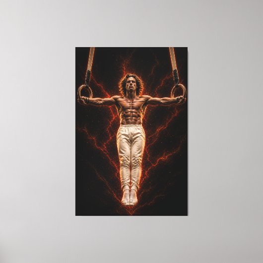 Équilibre implacable – Toile de puissance Iron Cro (Recto)