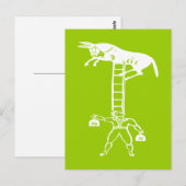 Équilibrer un âne vivant ~ CHANGER Carte postale C (Devant / Derrière)