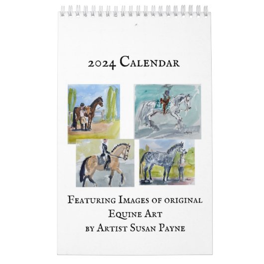 Equine Art S. Payne Calendrier d'une page (Protection)