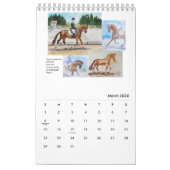 Equine Art S. Payne Calendrier d'une page (Mar 2026)