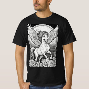 "Equine Aviator : T-shirt Cheval Volant"