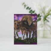 Equine Devotion~valentine carte postale (Debout devant)