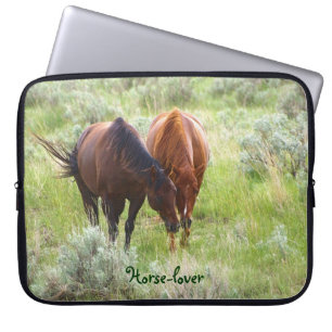 Equine Friendship Horse-lover's Laptophoes Laptop Sleeve