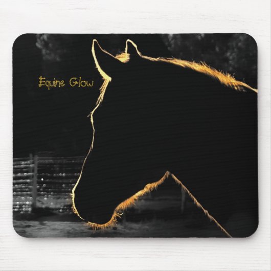 Equine Glow-Computer Mousepad Muismat (Voorkant)