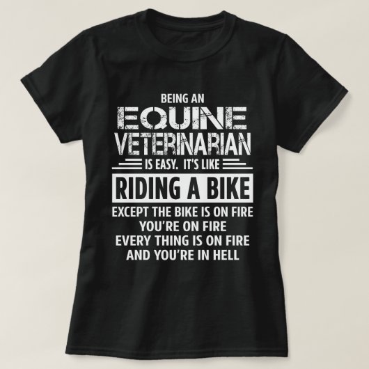 Equine Veterinarian T-shirt (Design voorkant)