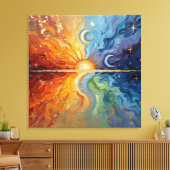 Equinox Morphology Canvas Afdruk (Insitu (Woonkamer))