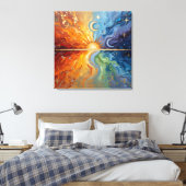 Equinox Morphology Canvas Afdruk (Insitu (Slaapkamer))