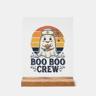 Équipage Boo Boo Infirmière Mignonne Fantôme Chemi
