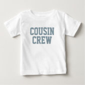 Équipage Cousin | T-shirt bébé Dusty Blue Kids (Devant)