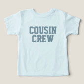 Équipage Cousin | T-shirt bébé Dusty Blue Kids (Design Recto)
