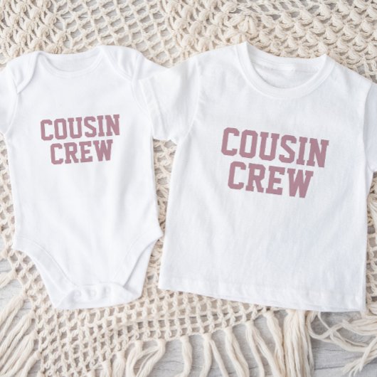 Équipage Cousin | T-shirt bébé pour enfants mauve