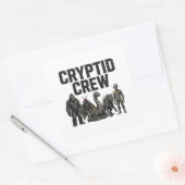 Équipage de cryptide — Autocollant Bigfoot Mothman (Enveloppe)