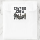 Équipage de cryptide — Autocollant Bigfoot Mothman (Sac)