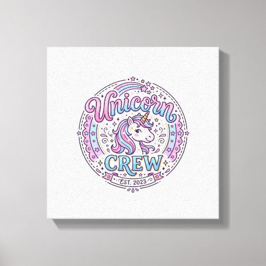 Équipage de licorne Impression ludique à la demand (Recto)