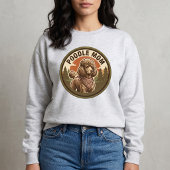 Équipage de maman caniche sweatshirt à capuche pou
