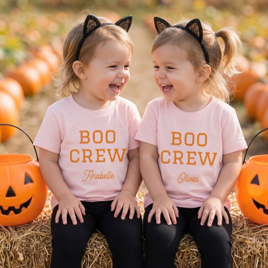 Équipage Hou-Hou Enfants Nom Famille Halloween Cor