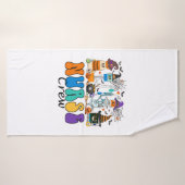 Équipage infirmière Halloween (Serviette de bain)
