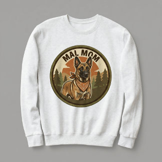 Équipage Mal Mom Sweatshirt Col Rond Malinois Belg