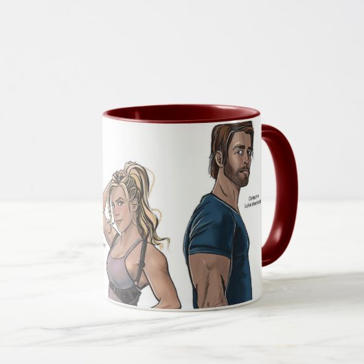 Équipe 52 Mug - Blair et Luke (Devant droit)